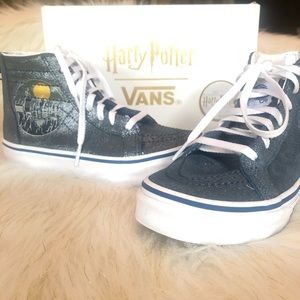 Harry Potter Hogwarts Metallic Vans  sz 1.5